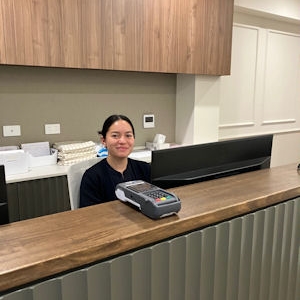 Refurbished reception area Gailey Fiveways
            Physiotherapy practice